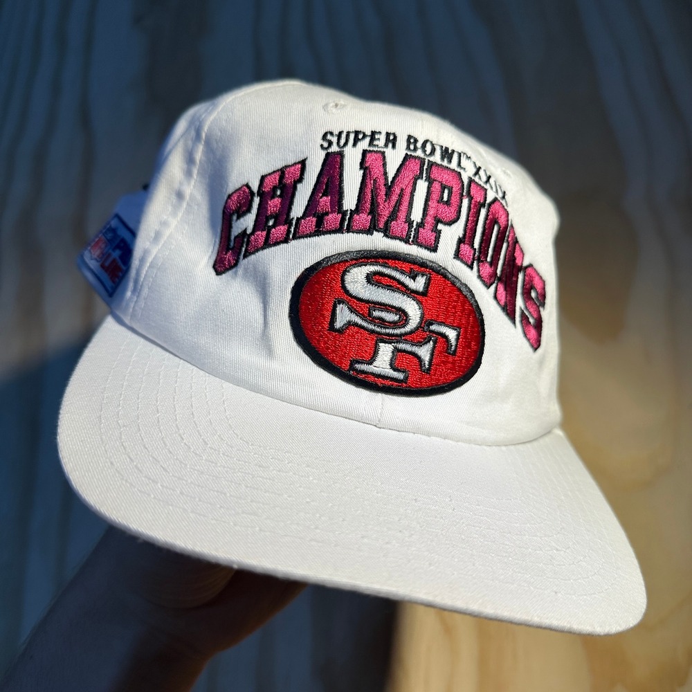 Starter San Francisco 49ers Super Bowl XXIX Champions Hat White Snapback Vintage